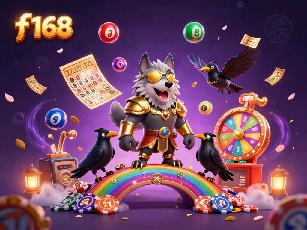 Experience thrilling gameplay with f 168 at a vibrant casino scene filled with dynamic gaming elements.