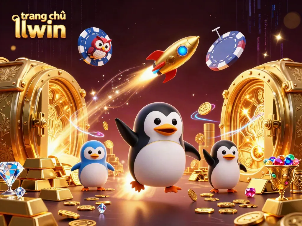 Experience thrilling gameplay on trang chủ llwin with coins flying, jackpots waiting, and a vibrant casino atmosphere.