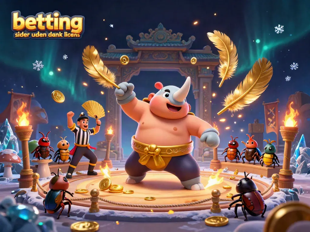 Bettors explore betting sider uden dansk licens in an exciting casino scene with dynamic characters and vivid effects.