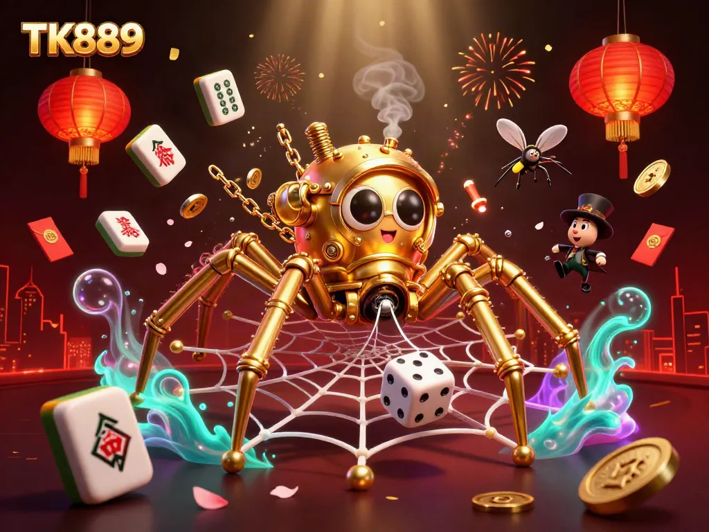 Engage with TK889's online casino through steampunk elements in a vibrant, dynamic gaming world.