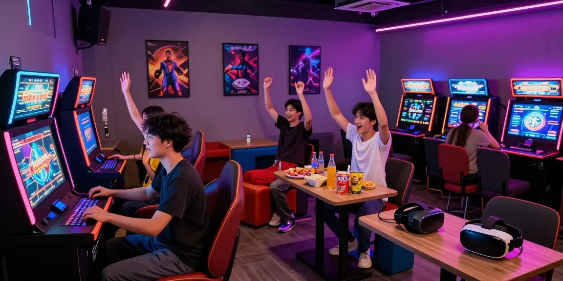 Suasana gaming dengan pemain merayakan kemenangan di situs gacor yang penuh warna dan semangat.