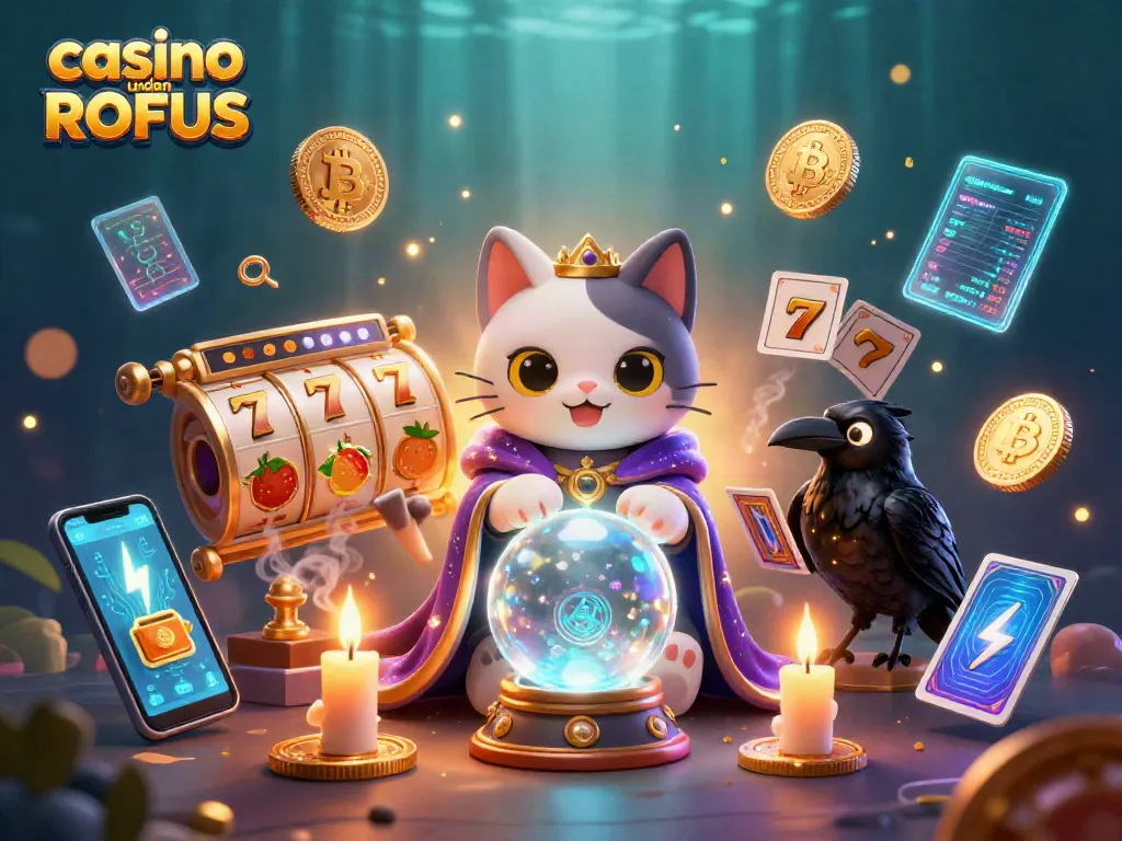 Experience thrilling games with casino uden ROFUS as a mystical cat and raven guide your way.